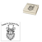 Custom text, Top o’ the Stamp! Rubberstempel (Gestempeld)