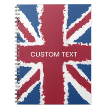 Custom Text Union Jack Flag Art van Heva Weva