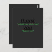 Custom Text & Upload Your Photo Personalized Briefkaart (Voorkant / Achterkant)