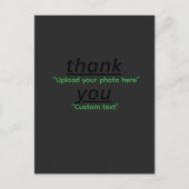 Custom Text & Upload Your Photo Personalized Briefkaart (Voorkant)