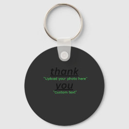 Custom Text & Upload Your Photo Personalized Sleutelhanger