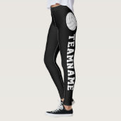 CUSTOM Text Volleyball Compression Pants Leggings (Links)