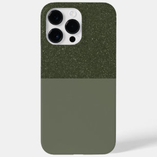 Custom Textured Green Split iPhone 14 Pro Max Hoes