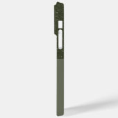Custom Textured Green Split iPhone 14 Pro Max Hoes (Achterkant / Links)