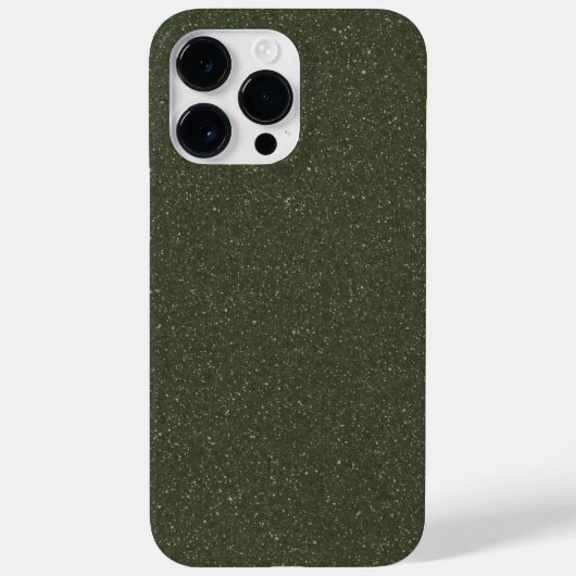 Custom Textured Moss Green iPhone 14 Pro Max Hoesj Case-Mate iPhone Case (Achterkant)