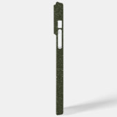 Custom Textured Moss Green iPhone 14 Pro Max Hoesj Case-Mate iPhone Case (Achterkant / Links)