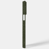 Custom Textured Moss Green iPhone 14 Pro Max Hoesj Case-Mate iPhone Case (Achterkant / Rechts)