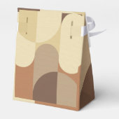 Custom Thank You mid century vintage pattern Bedankdoosjes (Achterkant)