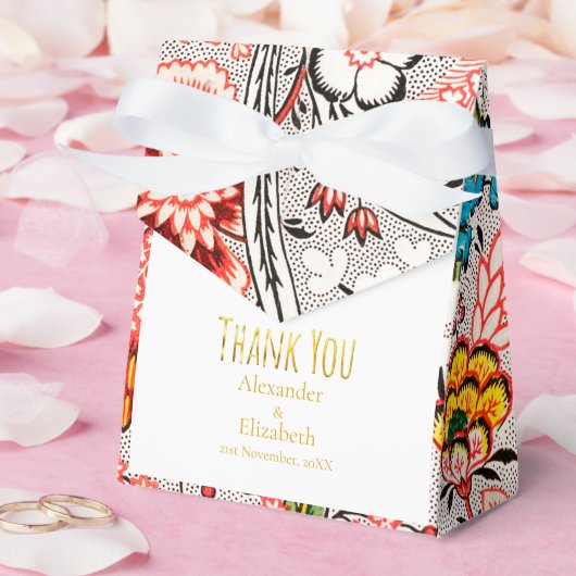 Custom Thank You Nature in Bloom Bedankdoosjes (Huwelijk)