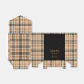 Custom Thank You Scottish tartan pattern Bedankdoosjes (Uitgevouwen)