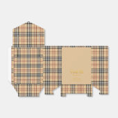 Custom Thank You Scottish tartan pattern Bedankdoosjes (Uitgevouwen)