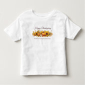 Custom Thanksgiving pompoen familie reünie Kinder Shirts (Voorkant)