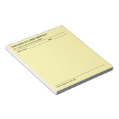 Custom Therapeutic Prescription Note Pad for Docto Notitieblok (Schuin)