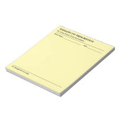 Custom Therapeutic Prescription Note Pad for Docto Notitieblok (Linkerzijde)