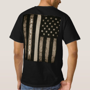 Custom Thin White Line EMS T-shirt