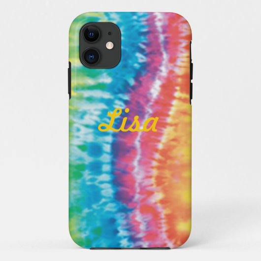 Custom Tie Dye iPhone 5 Hoesje (Achterkant)