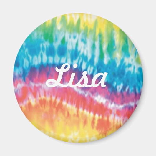 Custom Tie Dye Magnet (Voorkant)