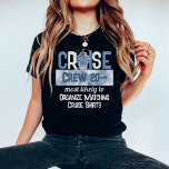 Custom Tie Dye Meest Waarschijnlijk Naar Grappige  T-shirt<br><div class="desc">Verhoog uw cruise-ervaring met onze Custom Tie Dye Most Likely To Funny Cruise 2024 T-Shirt, met een trendy stoffige blauwe tint die een vleugje verfijning toevoegt aan uw vakantiegarderobe. Of u nu een verjaardagscruise viert, een familieavontuur aangaat of geniet van een meisjesreis of een vrijgezellencruise, deze shirten zijn de perfecte...</div>