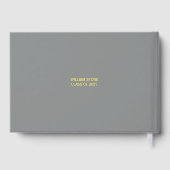 Custom Tiger Graduation Foil Guestbook Gastenboek (Achterkant)