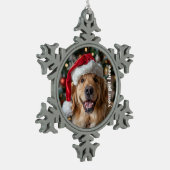 Custom Tin Sneeuwvlok Ornament (Links)