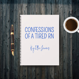 Custom Tired RN Nurse Journal Gift for Nurse Grad Notitieboek