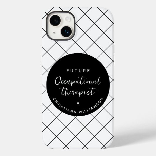 Custom Toekomst OT Beroepstherapeut Elegant Case-Mate iPhone Case (Achterkant)