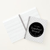 Custom Toekomst OT Beroepstherapeut Elegant Notitieboek (Binnen)