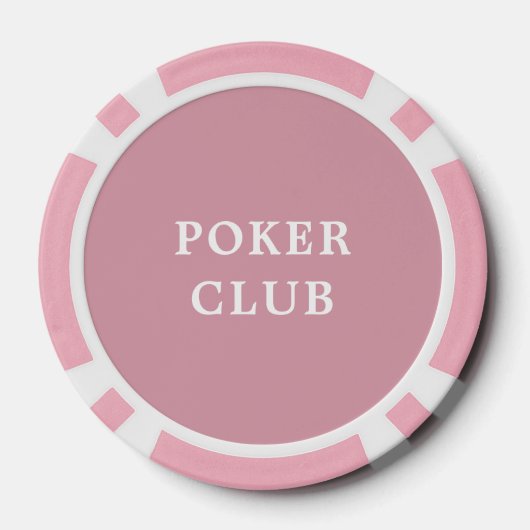 Custom Toernooi Game Value 500 Roze Poker Chips (Achterkant)