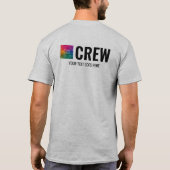Custom Toevoegen Business Company Logo Hier Mannen T-shirt (Achterkant)