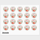 Custom Tomato Jam Canning label met  gevoel (Vel)