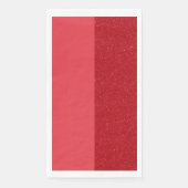 Custom Tomato Red Dual Panel Paper Napkin Servet (Voorkant)