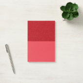 Custom Tomato Red Glitter Block Notes (Kantoor)