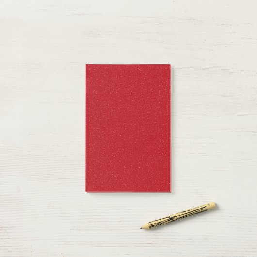 Custom Tomato Red Speckle Sticky Post-It Notes (Op bureau)