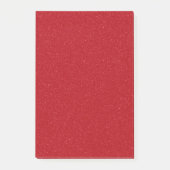 Custom Tomato Red Speckle Sticky Post-It Notes (Voorkant)