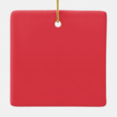 Custom Tomato Red Splatter Ornament (Achterkant)