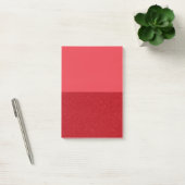 Custom Tomato Red Split Sticky Notes (Kantoor)