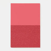 Custom Tomato Red Split Sticky Post-It Notes (Voorkant)