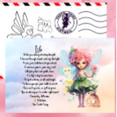 Custom Tooth Fairy Briefkaart voor kinderen