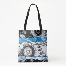 Custom Tote Bag Medium, Shoulder - Wave Mechanism