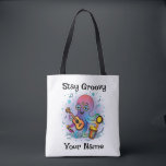 Custom Tote Bag | Retro Octopus | Name & Text<br><div class="desc">✨ Stay Groovy with a retro octopus tote you can make your own!
🖊️ Customize the top phrase   add any name for a one-of-a-kind gift.
👜 Perfect for everyday errands,  books,  groceries,  and weekend outings.
🎁 Great for birthdays,  holidays,  and fun personalized surprises.</div>