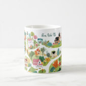 Custom Town Naam Nieuw Home Gift Koffiemok (Center)