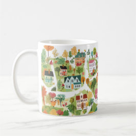Custom Town Naam Nieuw Home Gift Koffiemok