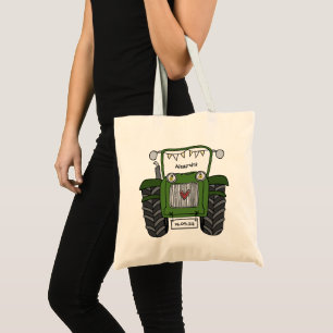 Custom Tractor Land Bruiloft Maid of Honor Tote Bag
