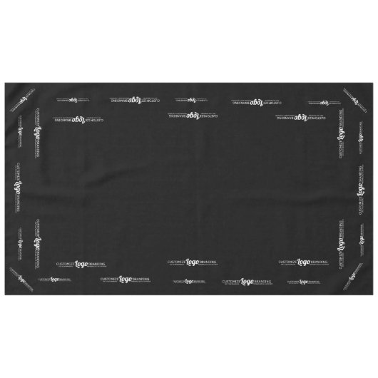 Custom Trade Show Business Company Branded Logo Tafelkleed (Voorkant (Horizontaal))