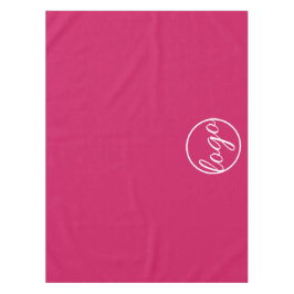 Custom Trade Show Business Logo Fuschia Hot Pink Tafelkleed