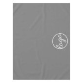 Custom Trade Show Business Logo Grey Tafelkleed (Voorkant)