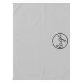 Custom Trade Show Business Logo Light Grey Tafelkleed (Voorkant)