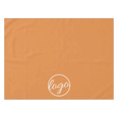 Custom Trade Show Business Logo Oranje Tafelkleed (Voorkant (Horizontaal))