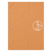 Custom Trade Show Business Logo Oranje Tafelkleed (Voorkant)