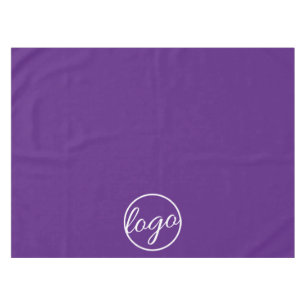 Custom Trade Show Business Logo Royal Paars Tafelkleed